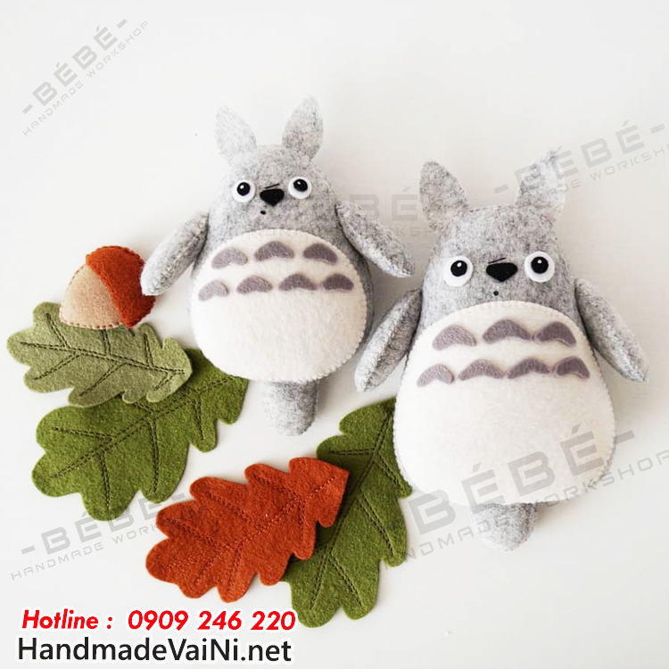 Đồ chơi treo nôi cũi handmade Totoro cú mèo lừa DC44