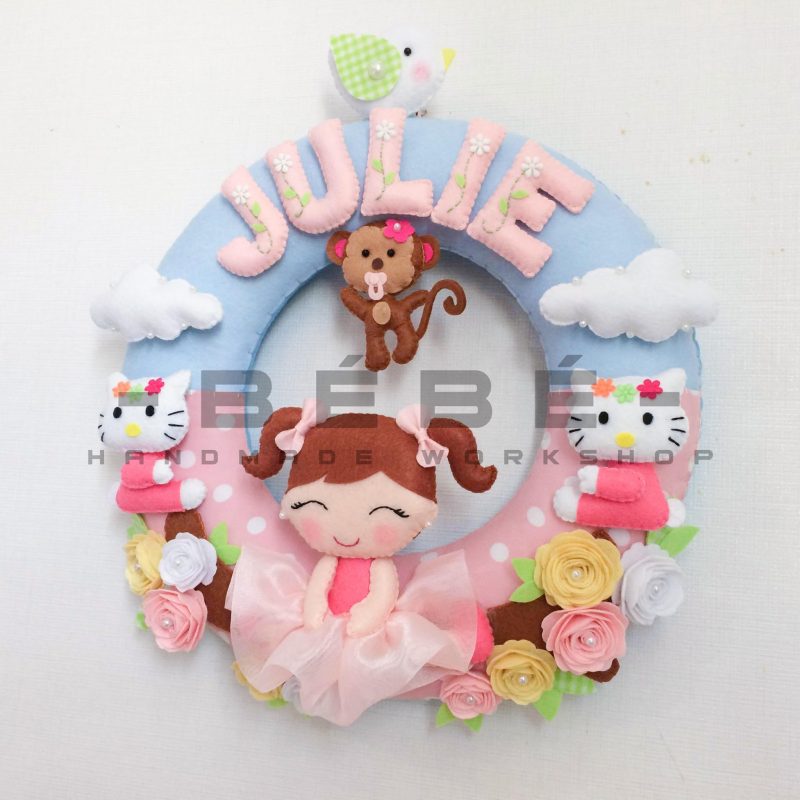 Quà tặng sinh nhật Hello Kitty handmade cho bé gái một tuổi SN40
